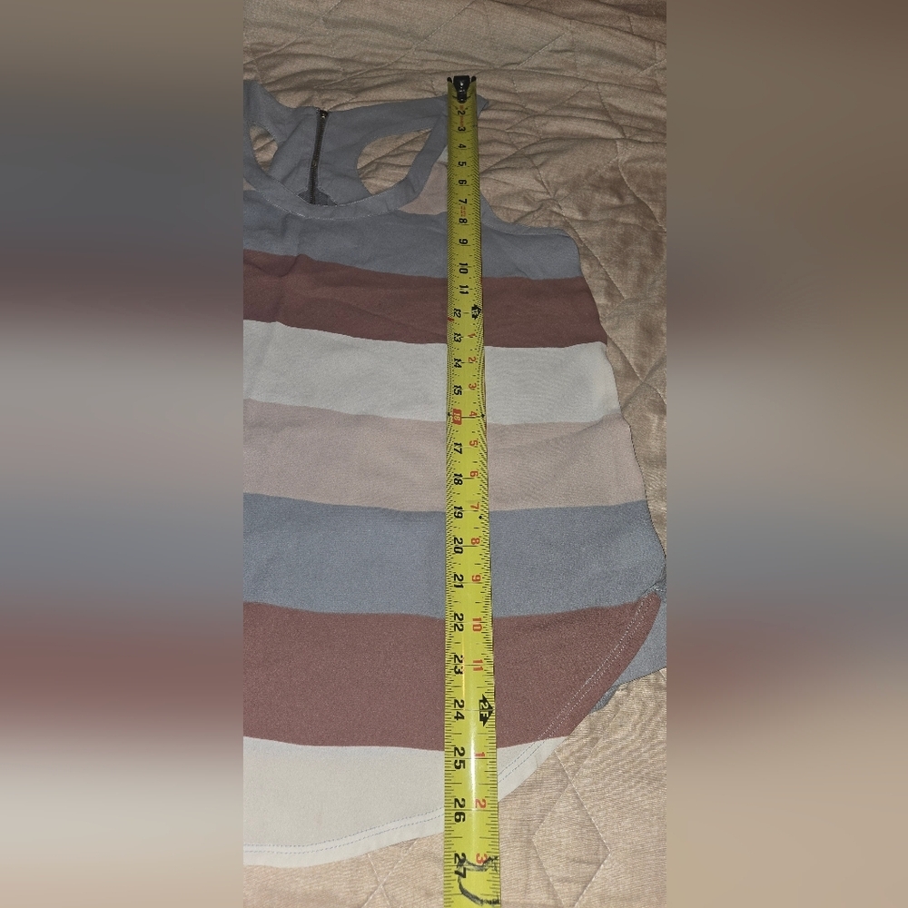Express Multicolor Striped Tank Top B1 - Picture 6 of 8